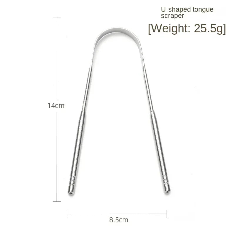 Premium Stainless Steel Tongue Scraper