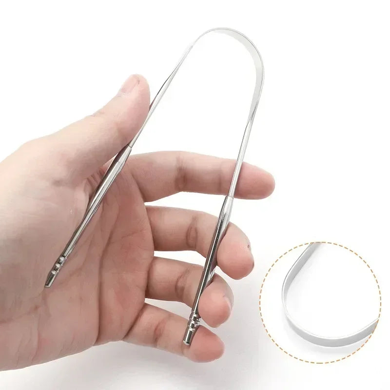 Premium Stainless Steel Tongue Scraper